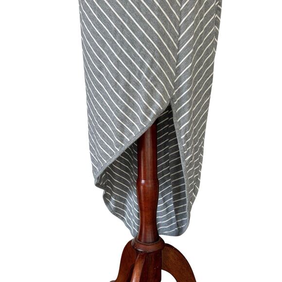 Athleta Women's Medium Maxi Dress "Heather Grey Cross-Shore" Sleeveless (box 15) - Picture 3 of 9